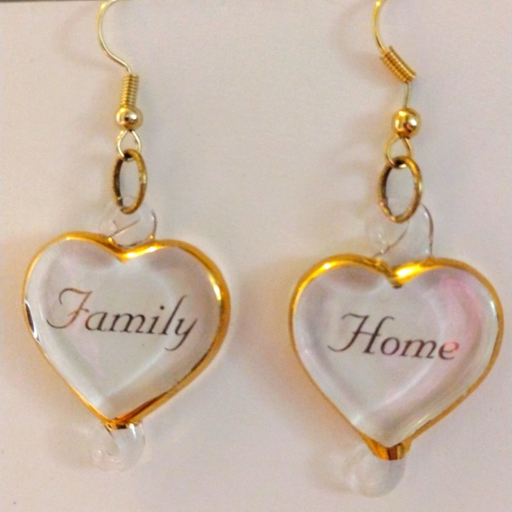 Heart Shaped Earrings Pierced